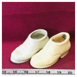 Pair Of Decorative Pottery Shoes (Vintage)