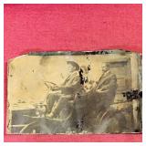 Tin Antique Photograph (2 3/4" x 3 3/4")