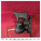 Cast Iron Wall Mount Bell (Vintage)