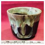 Pottery Flower Pot (Vintage) (4" x 4 1/2")