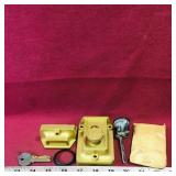 Night Latch Lock Set (Vintage)