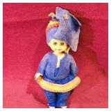 Plastic Nodder Doll (Vintage) (4 1/2" Tall)