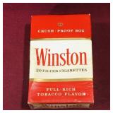 Pack Of Winston Cigarettes (Vintage) (Unused)