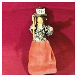 Small Handmade Doll (Antique) (4 1/2" Tall)