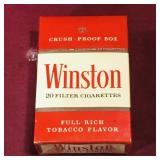Pack Of Winston Cigarettes (Vintage) (Sealed)