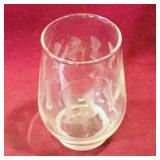 Drinking Glass (Vintage) (4" Tall)