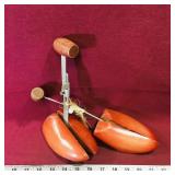 Pair Of Wood & Metal Shoe Stretchers (Vintage)