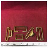 Brass Belt & Suspender Clasps (Vintage)