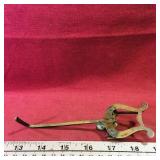 Brass Sheet Music Clip (Antique) (6" Long)