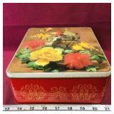 Tin Biscuit Container (Vintage)