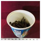 Container With Square-Head Antique Nails