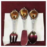 Set Of 3 Maria Indian Reserve Souvenir Utensils