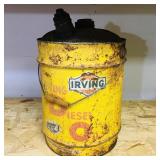 Irving 5 Gallon Diesel Oil Can (Vintage)