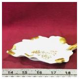 Porcelaine De France Leaf Ashtray (Vintage)