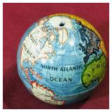 Small Tin Toy Globe (Vintage)