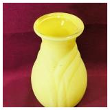 Cased Glass Flower Vase (Vintage)