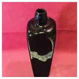 Green Glass Gin Bottle (Antique) (9 1/2" Tall)