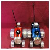 Pair Of Turbo Tumbler RC Vehicles