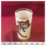 Tiger Drinking Glass (Vintage) (5 1/2" Tall)