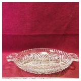 Divided Glass Dish (Vintage)