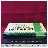 Curity Samaritan First Aid Kit Tin (Vintage)