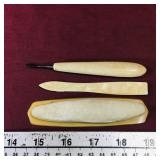 Set Of 3 Manicure Implements (Vintage)