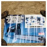Makita Chainsaw Advertising Poster
