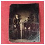 Antique Tin Photograph
