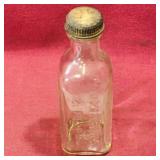 Glass 2oz. Medicine Bottle (Antique) (4 1/4" Tall)