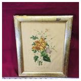 Framed Tulip Art Print (Vintage)