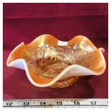 Carnival Glass Dish (Vintage)