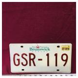 2010 New Brunswick License Plate