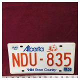 2010 Alberta License Plate