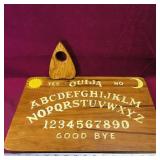 Painted Wooden Ouija Board (Vintage)