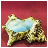 Ceramic Seashell Jamaica Souvenir Ashtray