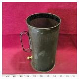 Tin Oil Strainer (Antique) (8" x 4 1/4")
