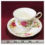 Queen Anne Bone China Teacup & Saucer