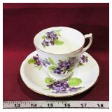 Adderley Fine Bone China Teacup & Saucer