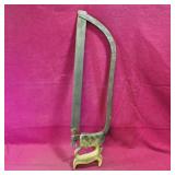 Wood Handle Hacksaw (Antique) (23 1/2" x 6")