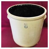 Large 5 Gallon Stone Crock (Antique)