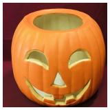 Painted Ceramic Jack-O-Lantern