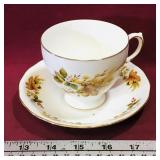 Queen Anne Bone China Teacup & Saucer