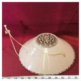 Glass Ceiling Light Cover (Vintage)