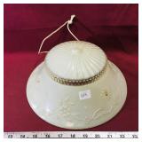 Glass Ceiling Light Cover (Vintage)