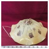 Glass Ceiling Light Cover (Vintage)