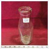 Generic Glass Pint Milk Bottle (Vintage)