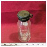 Mojonnier Glass Bottle (Vintage) (6" Tall)