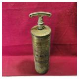 Quick-Aid Brass Pump Fire Extinguisher (Antique)