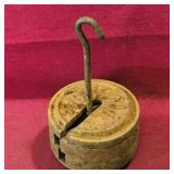 Lot Of 3 Iron Scale Weights (Antique)