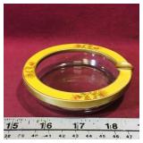 Glass & Enamel Ashtray (Vintage) (1" x 4")